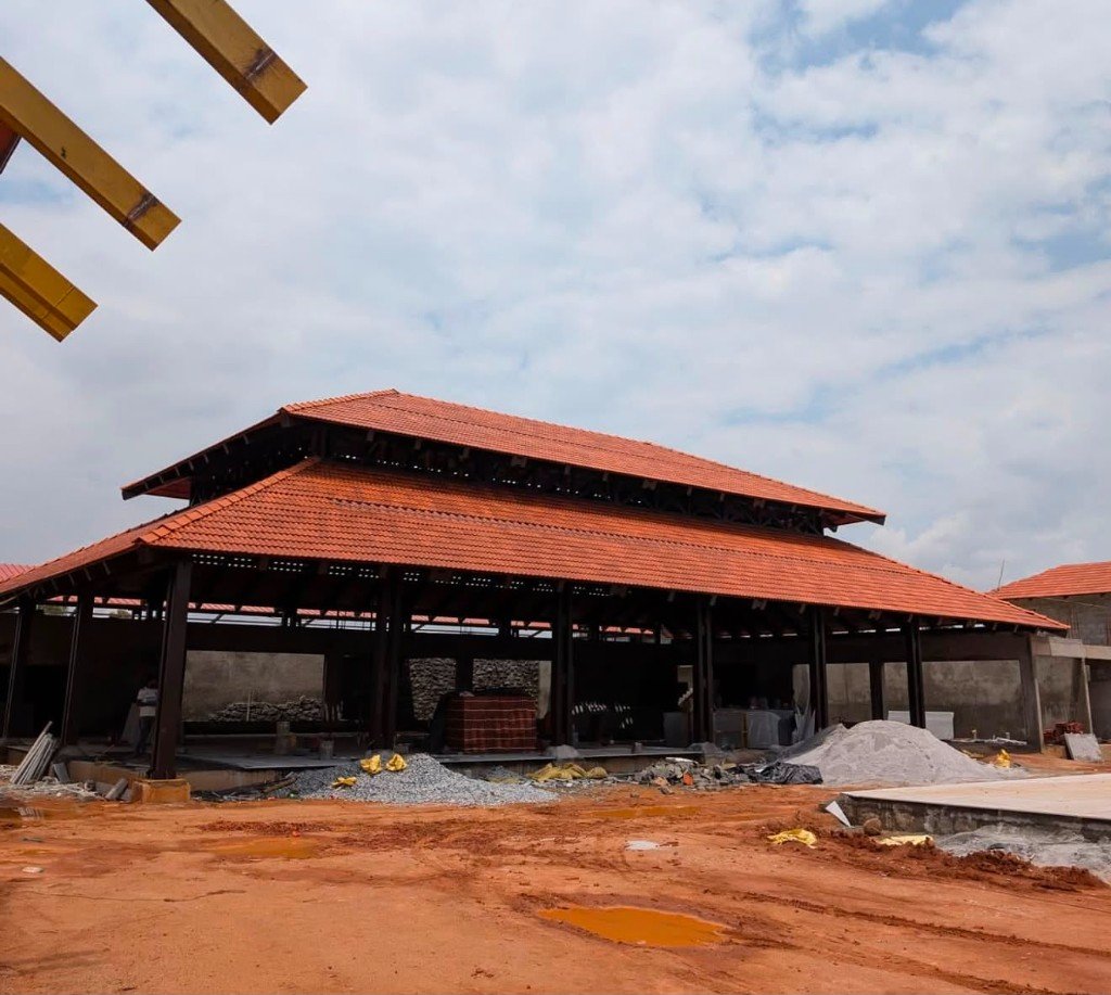 Tiled Roof Pavilion — Under Construction