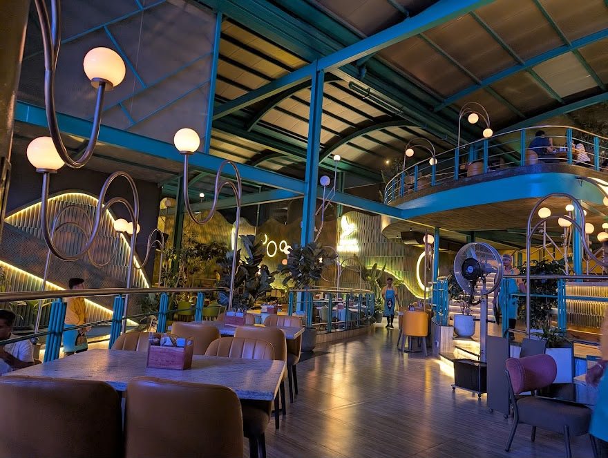 Industrial-Chic Restaurant Interior