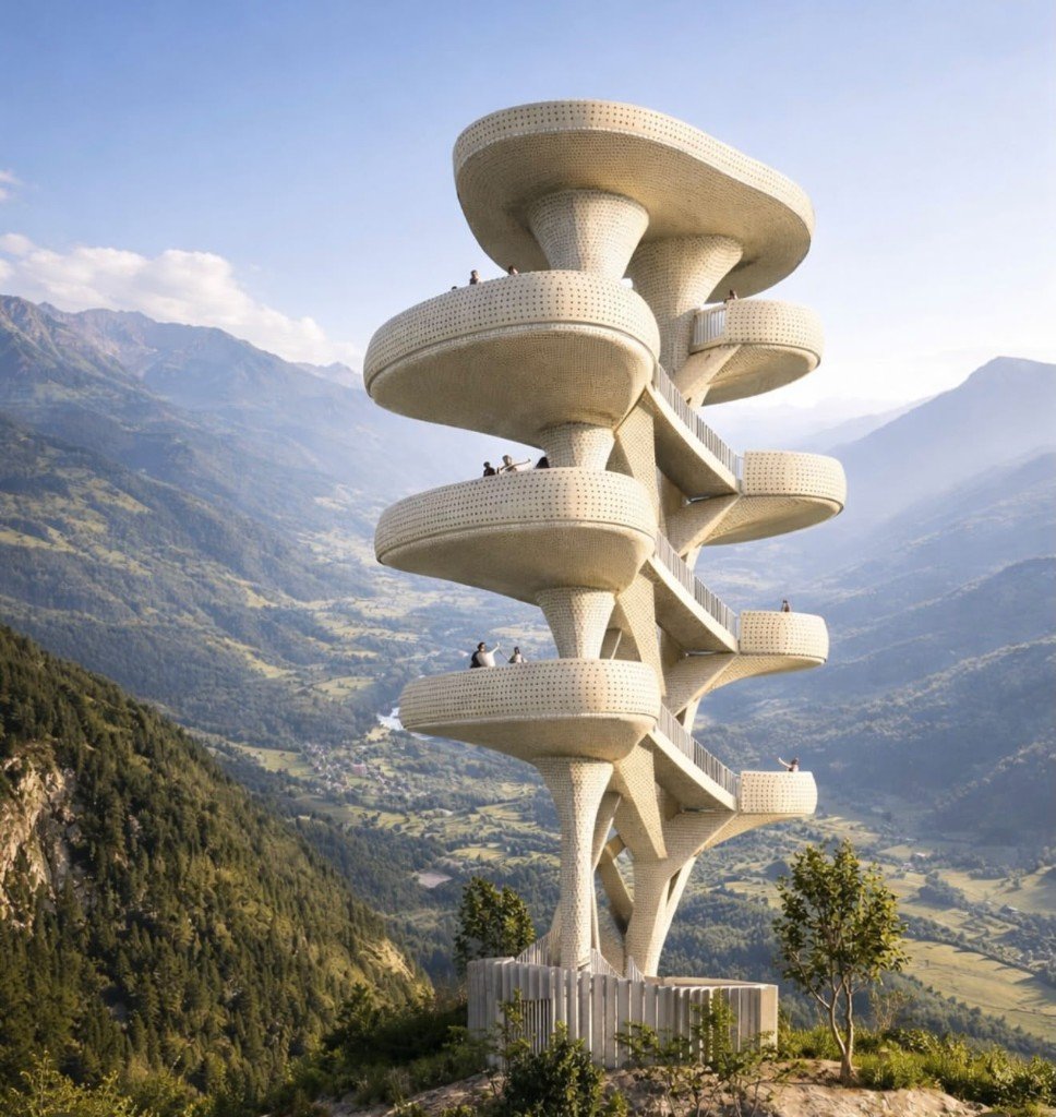 Observation Tower — Organic Form